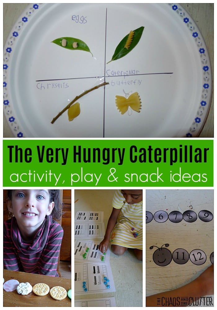 The Very Hungry Caterpillar activity, play, and snack ideas #theveryhungrycaterpillar #bookactivityideas