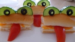 frog sandwiches
