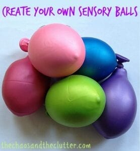 Create Your Own Sensory Balls (for pennies each)