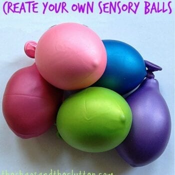 Create Your Own Sensory Balls (for pennies each)