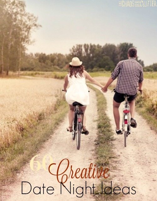 Creative Date Nights for couples. These are fun suggestions and most are inexpensive or free.