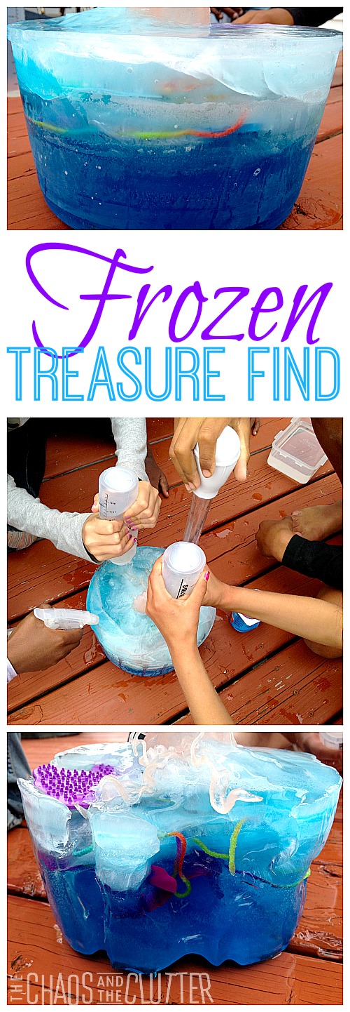 Frozen Treasure Find - This keeps the kids occupied for hours!