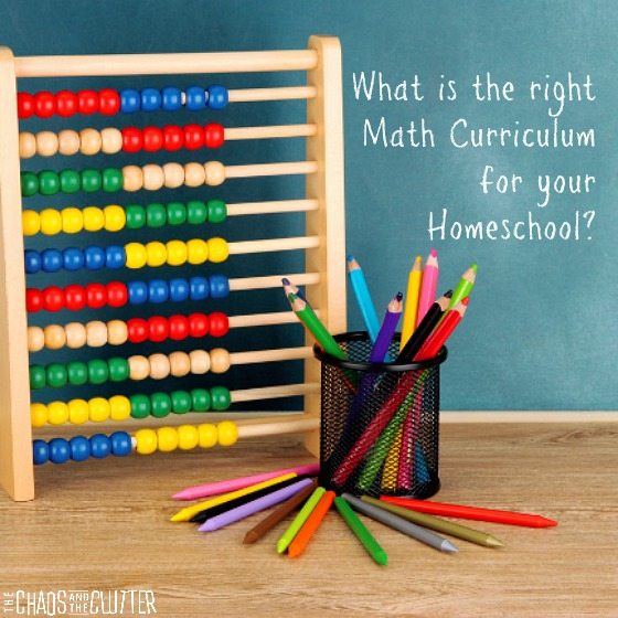 What is the right math curriculum for your homeschool square