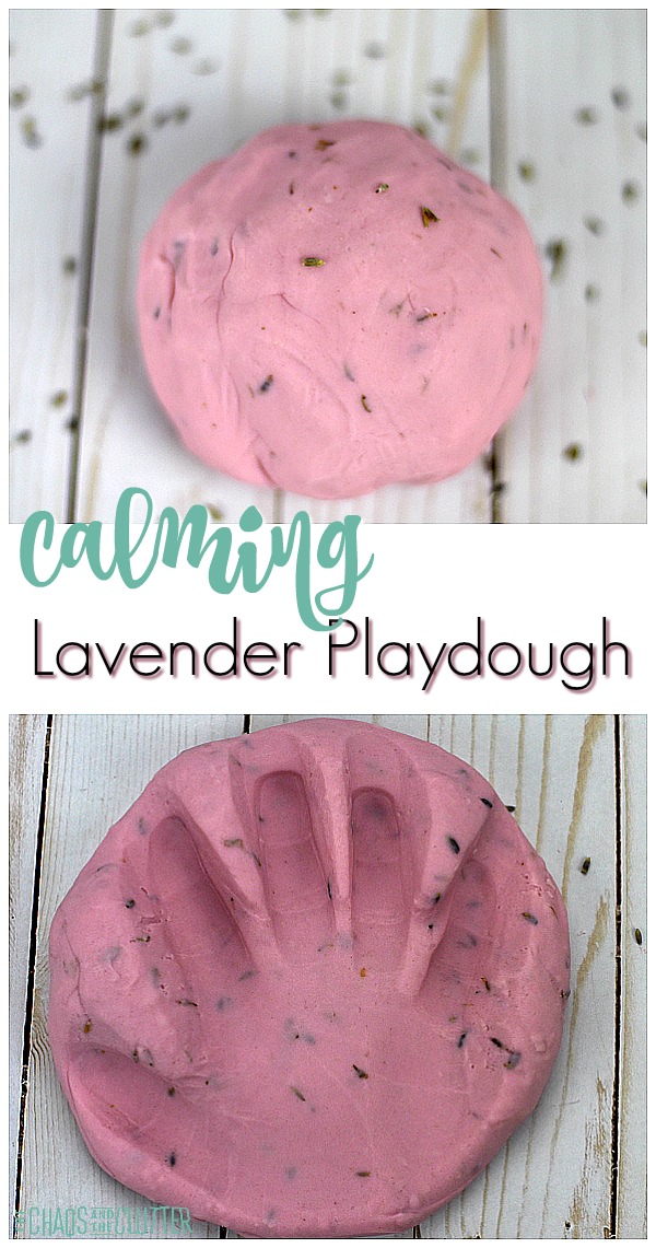 Calming Lavender Scented Playdough for sensory play #sensoryplay #playdough #lavender #specialneedsparenting