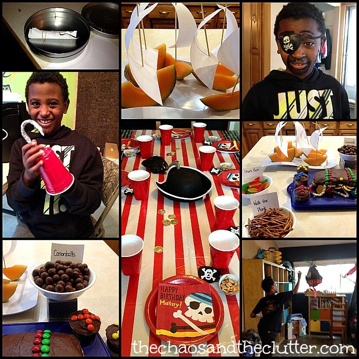 Pirate Party Ideas - decorations, food, cake, craft, activities