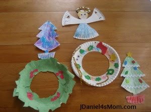 paper plate christmas