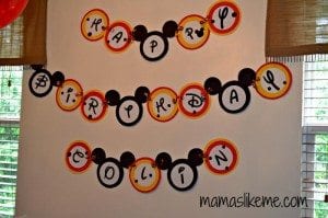 paper plate party banner