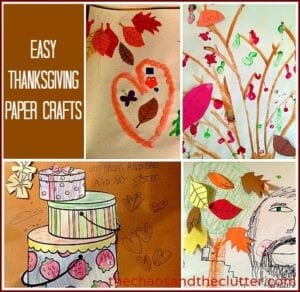 Easy Thanksgiving Paper Crafts