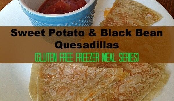 Gluten Free Sweet Potato & Black Bean Quesadillas