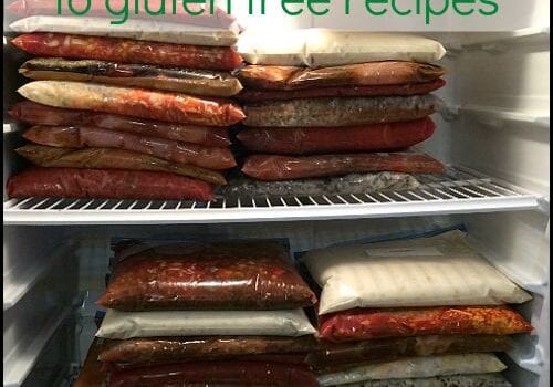 Tips for how to convert freezer meal recipes to gluten free