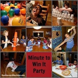 Minute to Win It Party