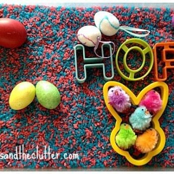 Hop Easter Sensory Bin