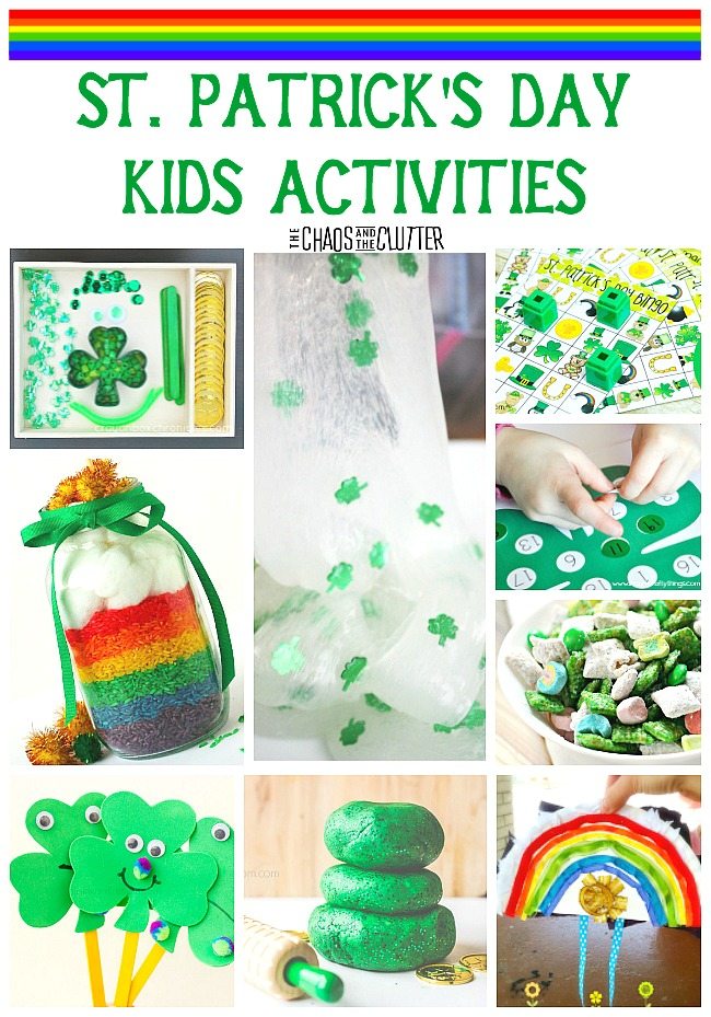 With St. Patrick's Day approaching, I thought this would be a great time to feature some of the fabulous St. Patrick's Day kids activities and ideas out there that you may be able to use with your family.