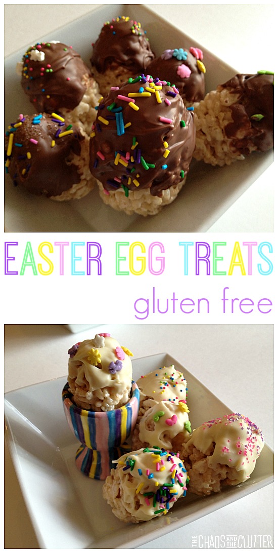 These Easter egg treats are so simple to make and gluten free so that everyone can enjoy them.