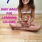7 Busy Bags for Learning Colours
