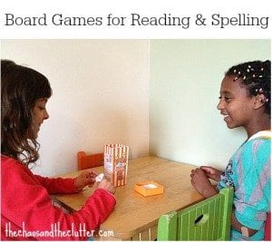 Board Games for Reading & Spelling