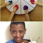Clothespin Colour Wheel