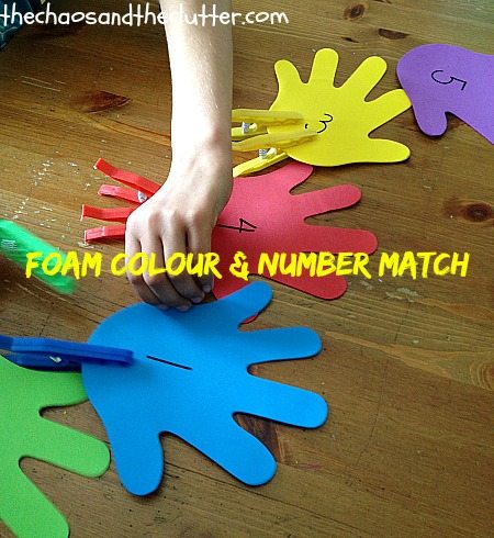 Foam Colour & Number Match