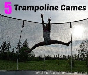 5 Trampoline Games (plus 5 bonus activities)