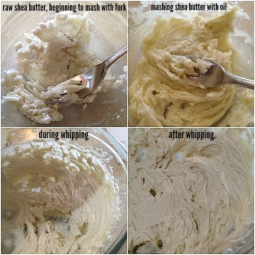 step by step easy whipped shea butter