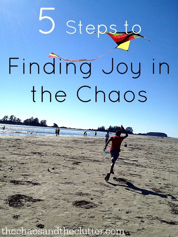 5 Steps to Finding Joy in the Chaos