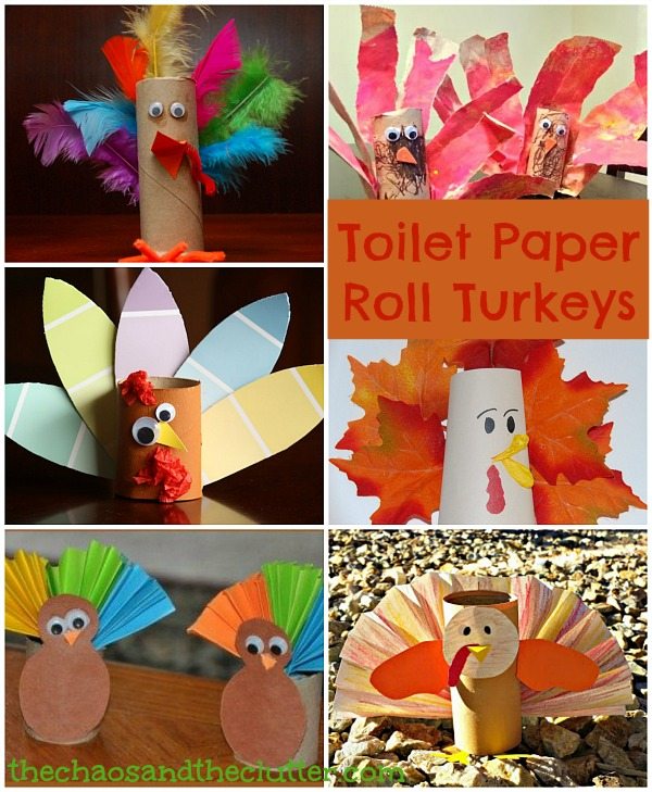 Toilet Paper Roll Turkeys