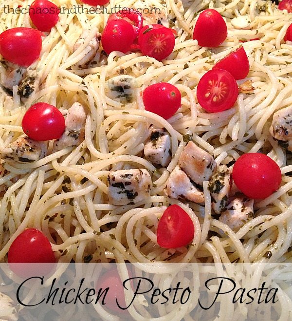 Chicken Pesto Pasta - easy, last minute meal