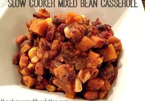 Slow Cooker Mixed Bean Casserole