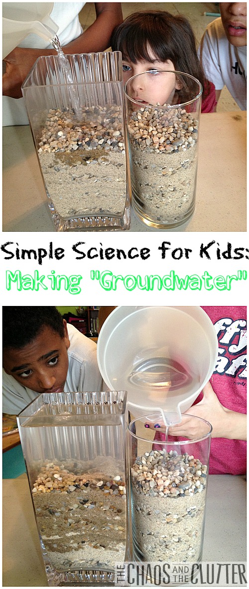 Simple Science for Kids: Making Groundwater