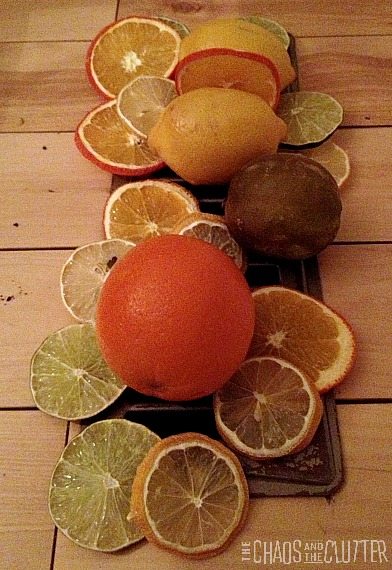 drying citrus