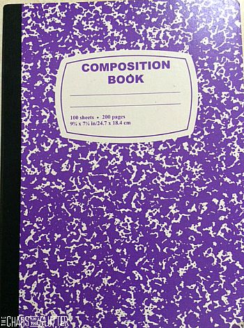 composition book