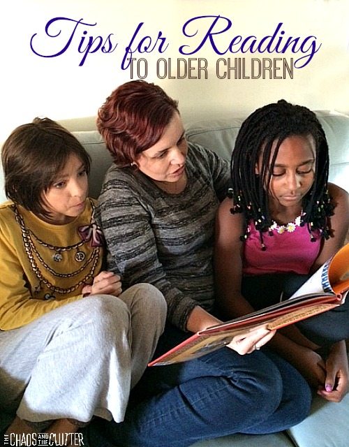 Reading to your kids doesn't have to end when they are old enough to read on their own. Reading to older kids strengthens bonds, increases curiosity, improves communication, and creates a lifelong love of learning.