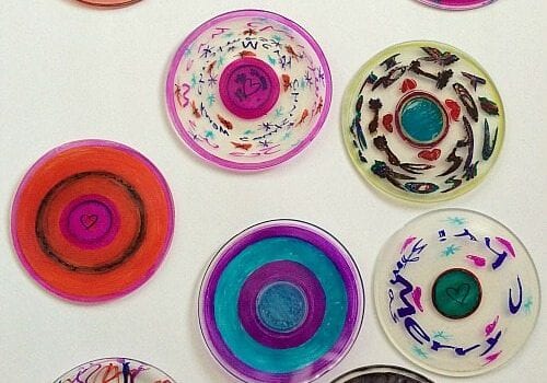 Shrinky Dink Plastic Cups