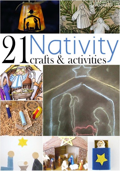 Nativity Crafts and Activities to celebrate the season of Christmas