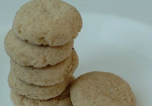 Eggnog Snickerdoodle Cookies