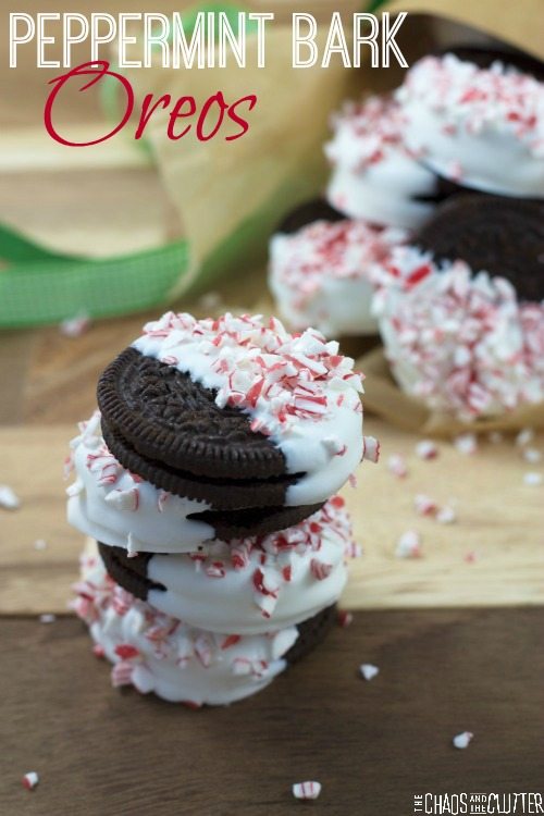 Peppermint Bark Oreo Cookies (includes instructions for a gluten free version as well)