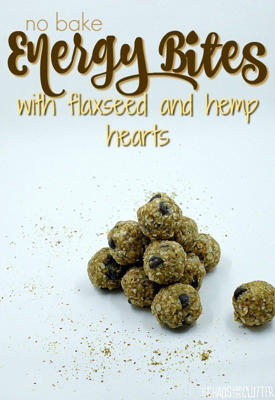 These no bake energy bites with flaxseed and hemp are as delicious as they are nutritious. #nobake #energybites #freezermeals