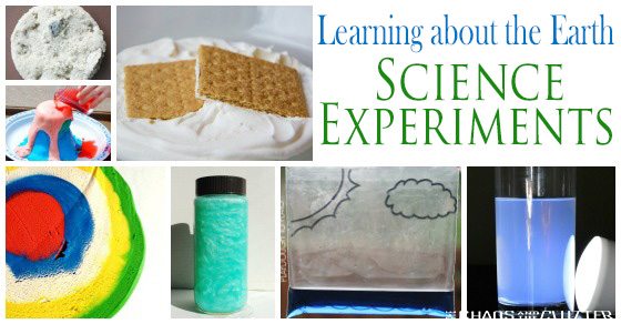 These science experiments make learning about the Earth interesting and fun.