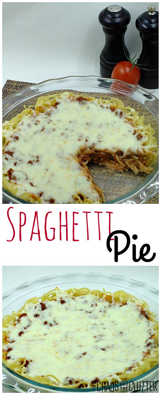 This baked spaghetti pie is a recipe you will make again and again.