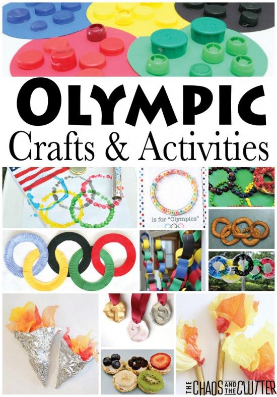 Olympics Crafts and Activities and lots of ideas to get your kids engaged