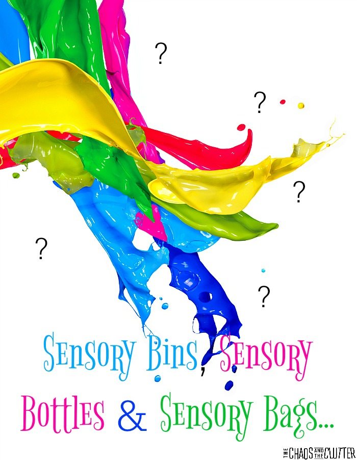 Have you ever wondered "What's the point of sensory bins, sensory bottles and sensory bags?"