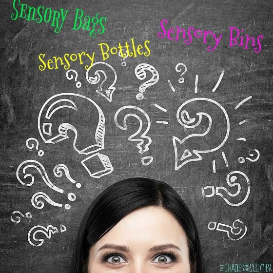 Why Sensory Bins, Sensory Bottles or Sensory Bags?