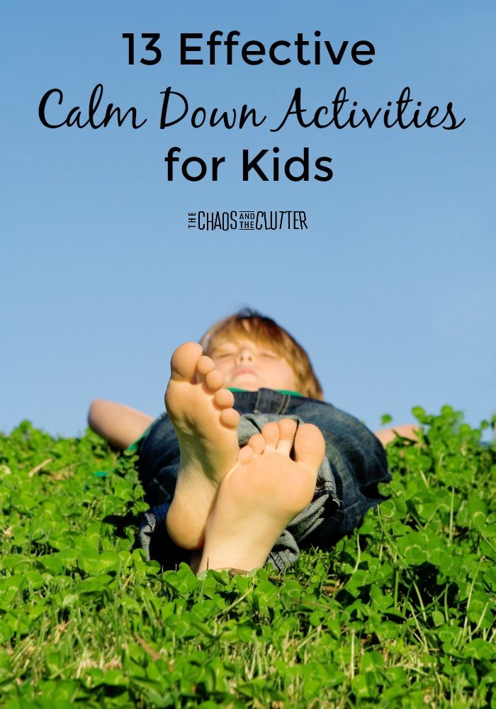 13 Calm Down Activities for Kids that really work #parenting #parentingtips #specialneeds