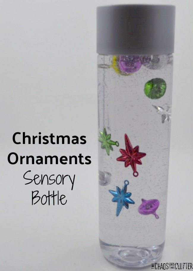 Christmas Ornaments Sensory Bottle