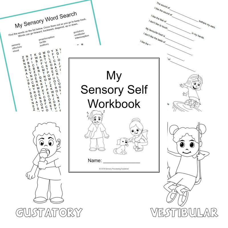 My Sensory Self Workbook for Kids: Helps Kids Learn the 8 Sensory Systems and Discover Their Unique Sensory Preferences