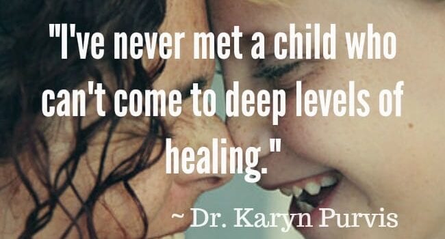 deep levels of healing Karyn Purvis quote