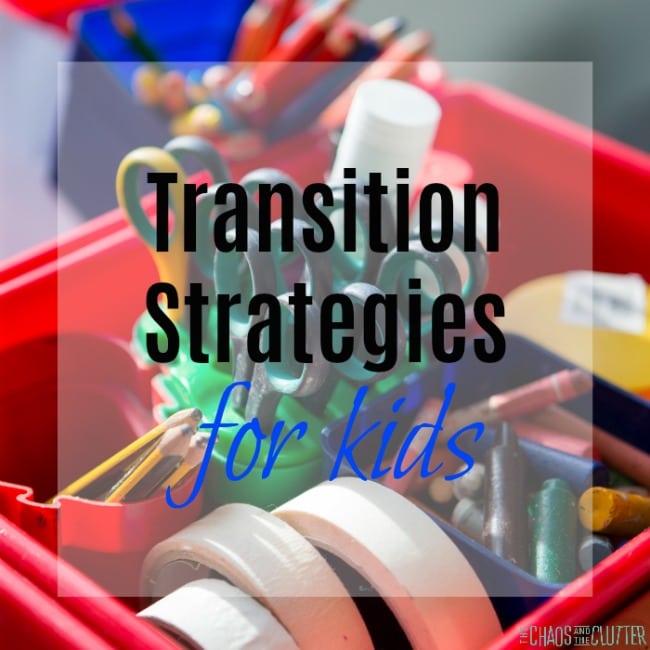 types of transitions in early years