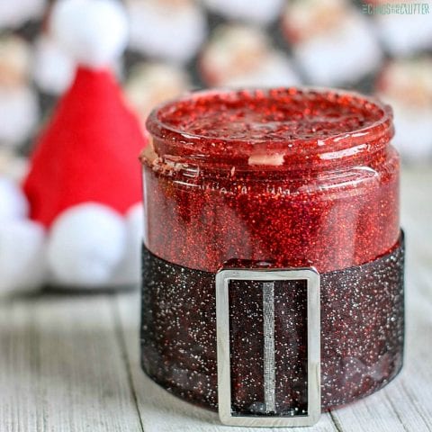 Santa Slime Christmas Gift Idea