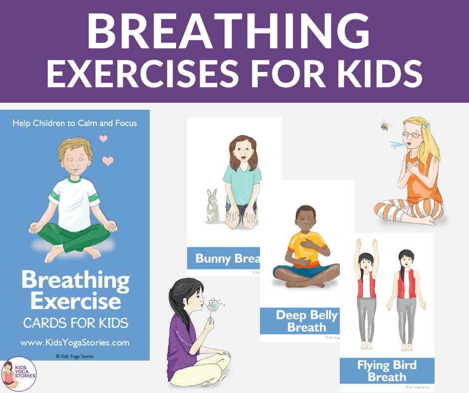 Breathing Exercises Cards for Kids